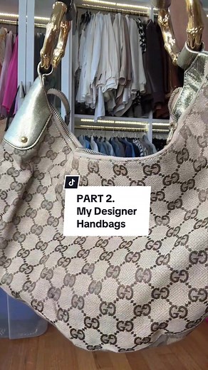 Part two of sharing my archive designer handbags with you! The more I do these videos, the more I realize how silly it was for me to throw all these in a plastic bin for so many years. I’m definitely going to improve my process. Please let me know if you want a part three to show you what else I have in here. #designerhandbags #designerfashion #fashionstylist #wardrobestylist #celebstylist #jimmychoo #guccibag #gucci