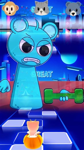 😱💪Sky's Hard Work | Funny Sprunki Animation 🔥|Tiles Hop Style #. #funny