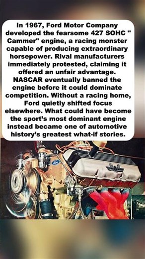 Why Ford Buried The Most Powerful 427 Engine Ever Built In 1967#427Cammer #FordPerformance