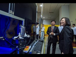 20180508 總統參訪「橋椿金屬公司」及「百德機械公司」
