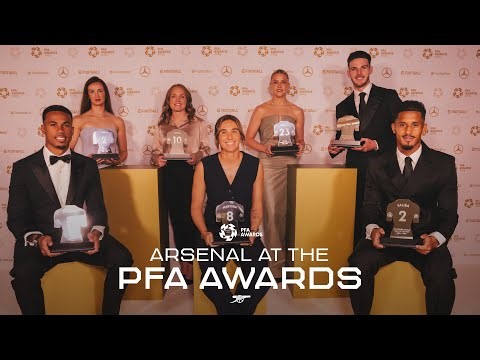 REPRESENTING THE ARSENAL 🫡 | PFA Awards 2025 🏆 | Mariona, Smith and more scoop awards 👏