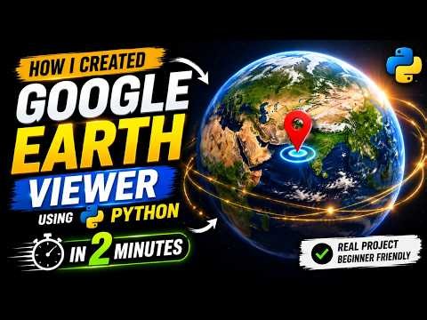 Build Your Own Google Earth in Python (2 Minute Coding Challenge!)