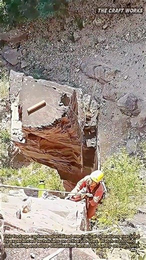 Incredible Cliff Wall Scaling Technique #industrial #machinery #skills #civilengineering #earthworks