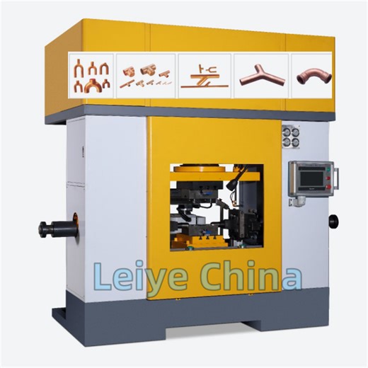 Hydraulic Copper Tee Cold Tube Fitting Forming Machine Press-fit Copper Elbow Making Machine Press-fit Copper Fitting Machinery