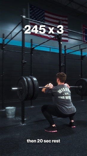 front squats #crossfit #wod #fitness #frontsquat