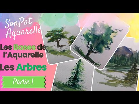 Master the Basics of Watercolor: 4 Easy Trees for Beginners | Techniques and Tips