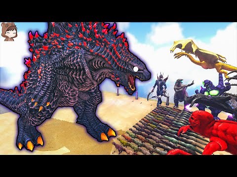 Godzilla Bros VS Modded Kaiju | ARK Mod Battle Ep.452