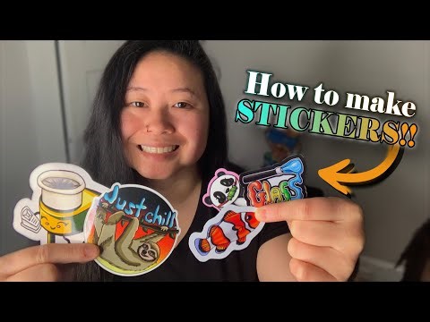 How to Make Stickers AT HOME in 2025! ✨Waterproof & Handmade✨