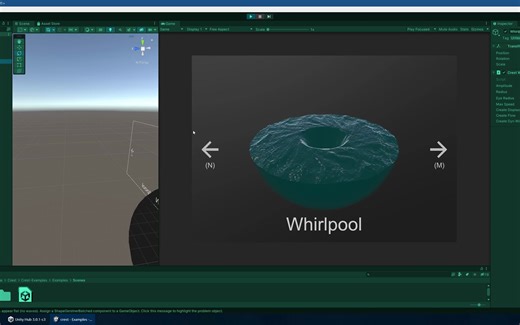 “强烈推荐”免费Unity插件 - Crest 水体模拟插件