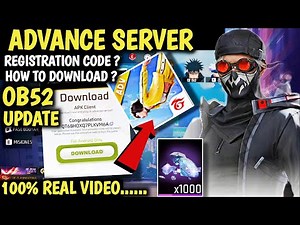 NEW ADVANCE SERVER DOWNLOAD KAISE KAREN & ADVANCE SERVER REGISTRATION CODE KAISE BANAYE ADVANCE CODE
