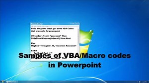 MS Powerpoint - Macro/VBA Code  Basic Samples Tutorial