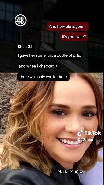 Maria Muñoz’s husband, Joel Pellot, called 911, saying he had found her unresponsive. Almost three hours later, she was declared dead. Pellot said his wife may have taken some pills. A toxicology report proved otherwise. #48Hours #news #crime #truecrime #mariamunoz #texas #journals