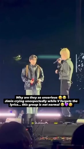 Why are they so unserious 😭🤣 Tae literally forgot the lyrics of Spring Day like it was nothing, while at the exact same time Jimin’s voice is cracking and he’s crying unexpectedly 😭💜 The duality of this group is unreal. One second we’re laughing, the next we’re holding our chest like the drama protagonists we are. Only BTS can create chaos AND emotion in one moment—and we love them for it. ⭐️ 💫 ⭐️ #jungkook #jeonjungkook #btsis7 #bangtanforever #jungkookie #jin_eptour_encore #reels #bangtan