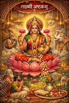 LakshmiAshtakam is a sacred hymnPraising GoddessLakshmi#LakshmiAshtakam#Mahalakshmi#devotionalsongs