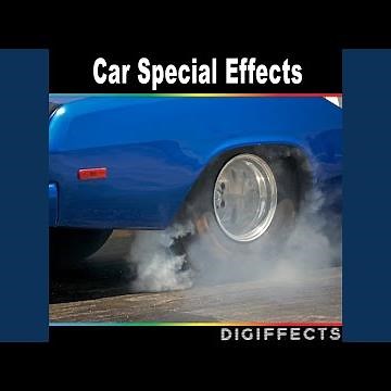 One Car Car Chase from Start to Stop with Screeching Tires