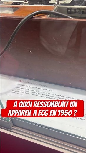 What did an ECG machine look like in 1950?