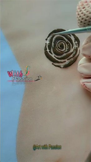 How to Draw a Perfect Rosebud with Mehndi🌹| Step-by-Step Tutorial #rosemehndi #asthetic #mehndiclass