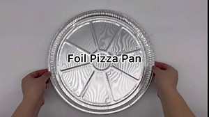Stock Your Home (25 Pack) 12 Inch Aluminum Pizza Pans Disposable Round Foil Focaccia Pan for Individual Personal Pizzas, Giant Size Chocolate Chip Cookie Cake Tin, Large Serving Trays, Platter Tray