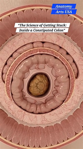 The Science of Getting Stuck | Inside a Constipated Colon | Anatomy Arts USA | Anatomy Arts