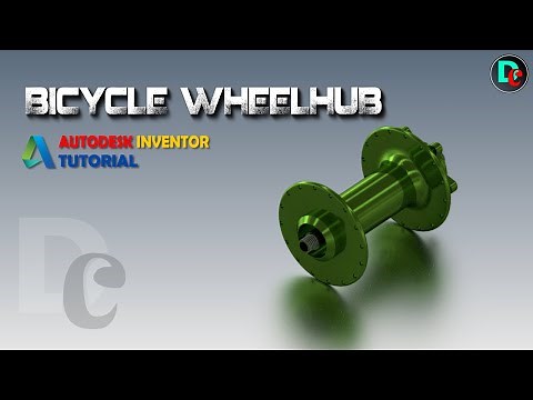 Autodesk Inventor Tutorial : Bicycle Wheelhub