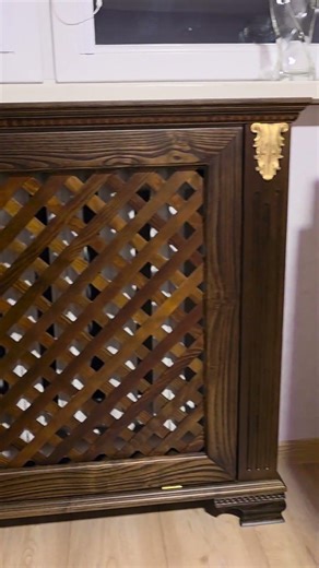 Elegant Wood Radiator Screen Build #craftsmanship #homedesign #diy