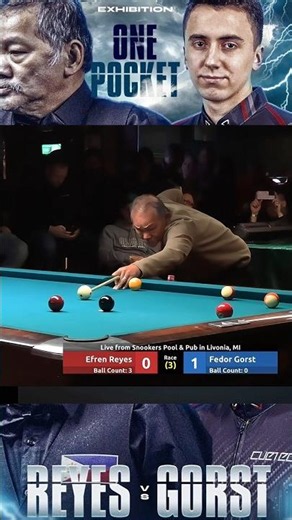 efren reyes vs fedor gorst 2026 one pocket