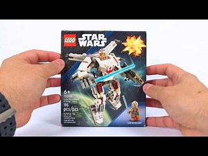 New Mech added to Collection: LEGO Star Wars Luke Skywalker X-Wing Mech | Speed Build