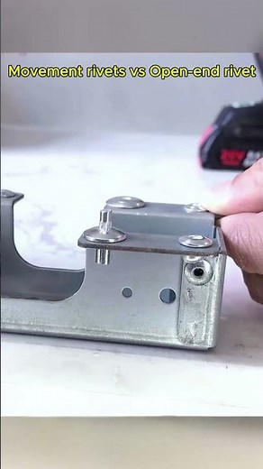 Drive rivets vs Open-end rivets