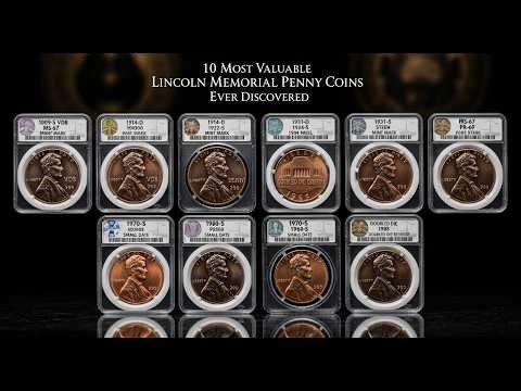 10 Most Valuable Lincoln Memorial Penny Coins Ever Discovered!!