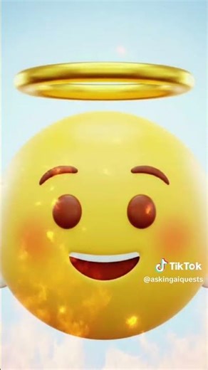 AI's Smiling Face With Halo Emoji Perspective