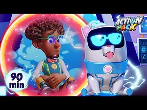 🧠When a Brain Swap Goes Wrong… | 90 Min Compilation | Action Pack | Adventure Cartoon for Kids