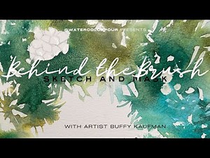 Behind the Brush - Art Prep - Sketching and Masking for Demo