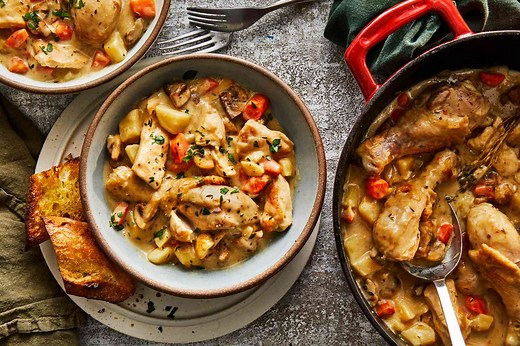 This Cozy Creamy Chicken Stew Is Ready in Just an Hour