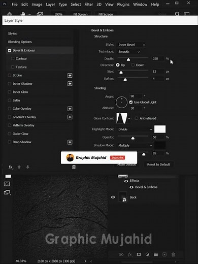 Learn to Create Realistic Glass Effect in Adobe Photoshop 2025 💎 Easy Step by Step Tutorial #short