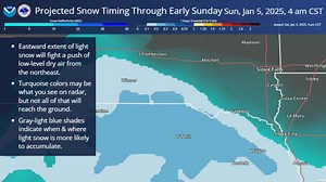 10K views · 29 reactions | A band of light snow from central-far southeast SD this morning weakens this afternoon. A second round of snow develops tonight across central SD, down the Mo River Valley toward Sioux City & south into Nebraska. This round will produce most of the expected snow accumulation, especially for areas south of I-90. | US National Weather Service Sioux Falls South Dakota | Facebook
