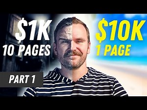 Get Paid $10,000 for a 1-Page Website (Part 1): Project Scope & Pricing