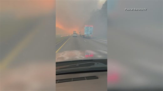 I-12 closed near Lacombe as wildfire smoke cuts visibility