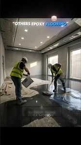 Others Epoxy Flooring VS This One💀 #shorts #edits