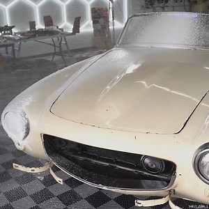 ABANDONED in Basement Mercedes 190SL | Scrub