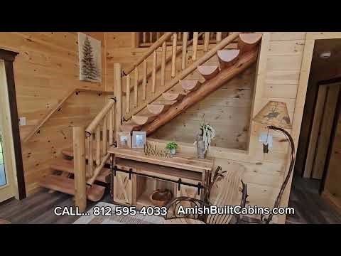 10 MIN Appalachian Cabin Tour | Amish Built Modular Cabin, Prefab Home, Luxury Cabin, Tiny Home