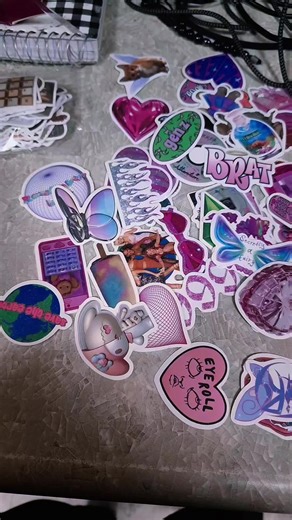 They finally came 🙌 check out these cute girly chick stickers perfect for decorating laptops or your Tumblr or for notebooks or sticker book collection. get them now in my showcase or the link below. 💗 #tiktokshop #stickers #inkelligentstickers #stickerbook #tiktokviews