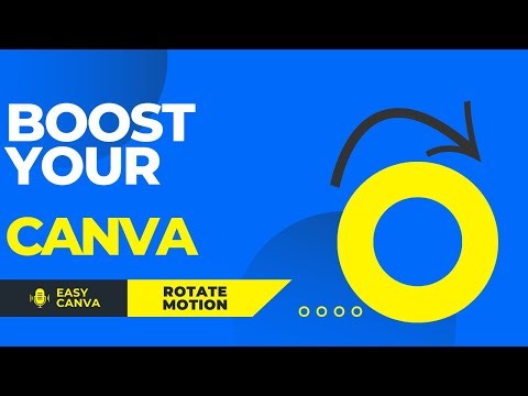 Easy canva rotate motion - Beginners