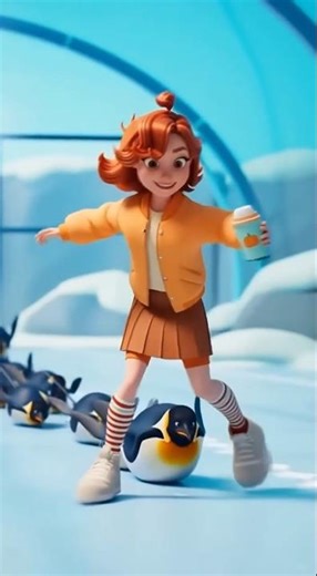 ML088 | Penguin Parade Panic! 🐧💨😂 | Funny 3D Pixar-Style Animation