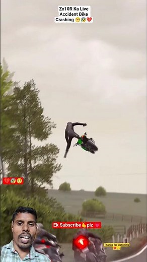 Zx10R Ka Live Accident Bike Crashing 🥺😰💔#zx10r #ninjazx10r #bikeaccident #shorts