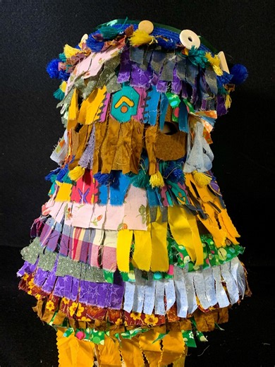 Cajun Mardi Gras Mask: Carnival Costume, Parade, Chicken Chase Prop - Etsy