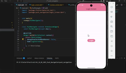 Mastering Flutter Navigation with Navigator.push() and pop() | Presh Prerena Shette posted on the topic | LinkedIn