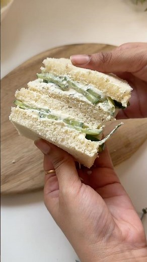 3 ingredients cucumber sandwich recipe |Easy and quick #summerrecipes