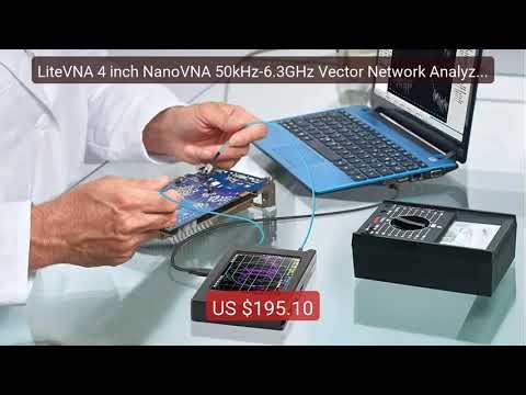 LiteVNA 4 inch NanoVNA 50kHz-6.3GHz Vector Network Analyzer VN... — Best Buy 2026 | Great Quality!