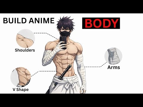 How to get an ANIME physique AT HOME no Gym needed