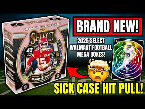 *Sick ZEBRA Case Hit!🤯 2025 Select Football Mega Box Review!🏈